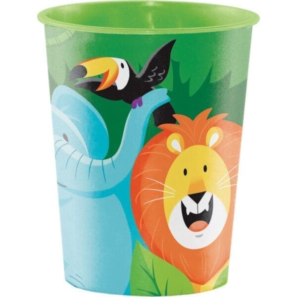 Jungle Safari 16 Oz Plastic Cup