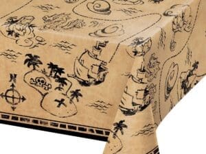 Pirate Treasure Party Printed Plastic Tablecover (1 Ct)
