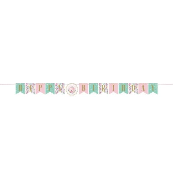 Floral Tea Party Banner