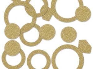 0.75 in. to 2.12 in. Diamond Ring Deluxe Sparkle Confetti