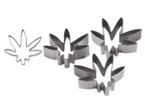 2.75 X 2.5 in. Weed Cookie Cutters -