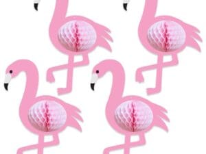 10 X 7 in. Tissue Flamingos