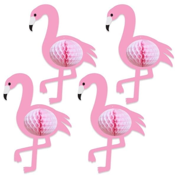 10 X 7 in. Tissue Flamingos