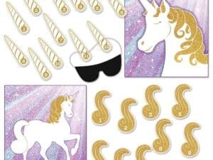 19.25 X 16.75 in. Unicorn Party Games