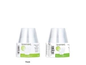 Creative Converting Clear Plastic Glasses, 9 Oz, 8 Ct