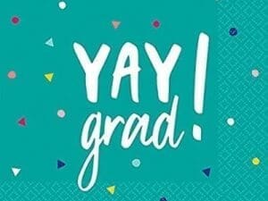 Yay Grad Beverage Napkins 36ct