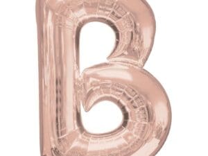34" Letter B Rose Gold Balloon