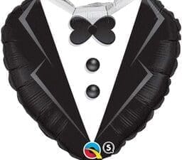 18 in. Wedding Tuxedo Foil Balloon -