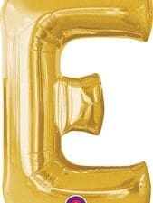 Price Includes Helium 34in Gold Letter Balloon (E)