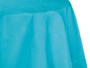 Round Table Cover, 82" bermuda blue