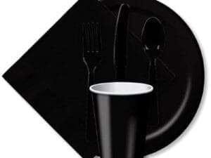 Dinner Plate - Black (24 Count)