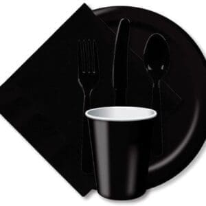 Dinner Plate - Black (24 Count)