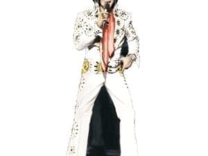 Elvis Presley - White Jumpsuit - Life-Size Cardboard Stand-up