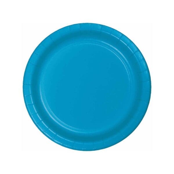 Turquoise Blue Banquet Plates 24 Pack