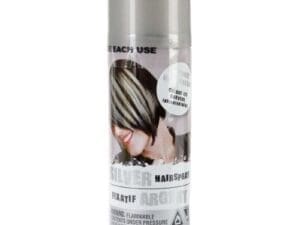 Silver Hair Spray Halloween Costume Silver