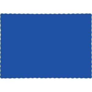 Placemats, 9.5" X 13.375", Cobalt, 50 Ct