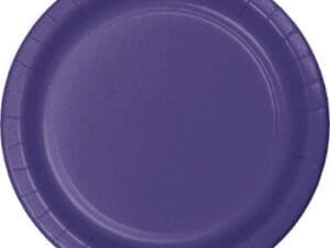 Dessert Plate - Purple (24 Count)