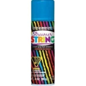 Amscan Party Streamer String for Birthdays and Other Celebration, 3 Oz, Blue