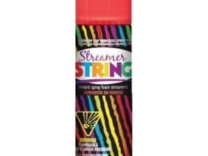 Red Streamer String 3oz Red