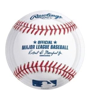 Rawlings Baseball Dessert Plates 8ct