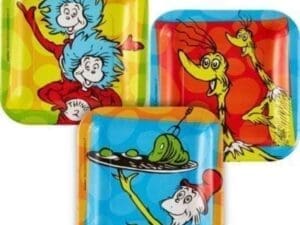 Dr. Seuss 'Polka Dots' Small Paper Plates (8ct)