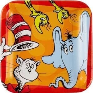 Dr. Seuss 'Polka Dots' Large Paper Plates (8ct)