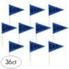 Blue Graduation Flag Picks 36ct - Image 2