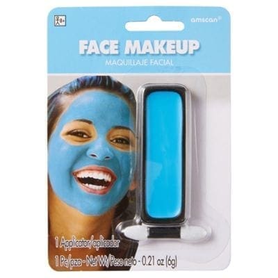 Light Blue Face Paint Makeup Halloween Costume Pastel/blue