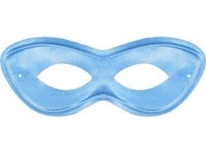 Light Blue Domino Mask Halloween Costume Pastel/blue
