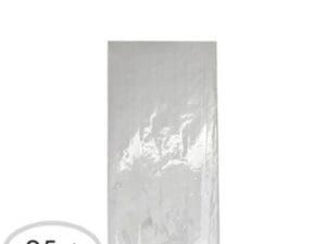 Silver Shiny Metallic Favor Bags W/ Twist Ties (25ct)