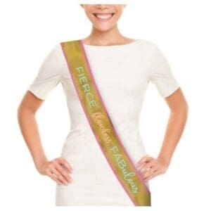 Pastel Confetti Birthday Sash (1ct)