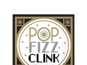 Dapper Night Beverage Napkins 36ct