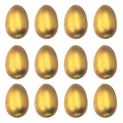 Metallic Gold Easter Eggs