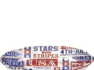Patriotic Red, White & Blue 4th of July Serving Bowl