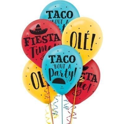 Fiesta Time Balloons 15ct