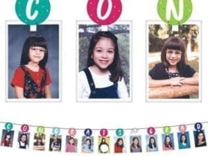 Yay Grad Photo Garland Decorations