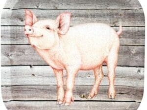 Barnwood Pig Lunch Plates 8ct Size Plate
