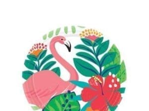 Tropical Jungle Dessert Plates 18ct