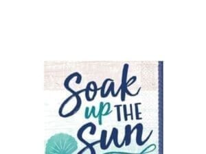 Sea Sand Sun Beverage Napkins 16ct
