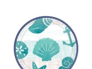 Sea Sand Sun Dessert Plates 8ct