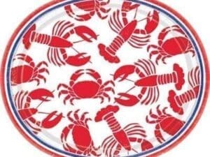 Seafood & Summer Oval Plates 8ct