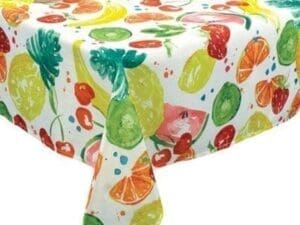Tooty Fruity Fabric Tablecloth