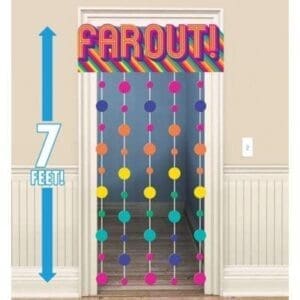 Good Vibes 70s Doorway Curtain