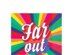 Good Vibes 70s Beverage Napkins 16ct