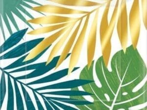 Key West Palm Leaf Dinner Plates 8ct