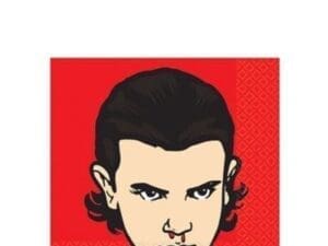 Halloween Stranger Things Red Beverage Napkins