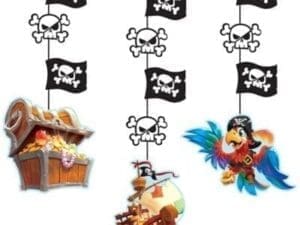 Treasure Island Pirate String Decorations 3ct