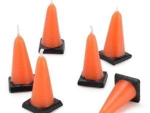 6ct Construction Cone Candles