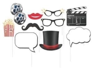 Access Hollywood Lights Photo Booth Props, 10 Ct