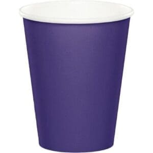 Hot/Cold Cups, 9 Oz, Purple, 24 Ct